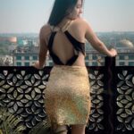 Isha Malviya Instagram - let me distract you!👅🔥 . which one is your favourite...1, 2 or 3?😉 . #ishamalviya#ishafam#goldenhour#explorepost#goldenoutfit#instagood#picoftheday#thursdaypost#fashioninfluencer#january2021#newpost#ishamodel#stylishoutfits#trend#sequindress#keeploving#loveyouall😍