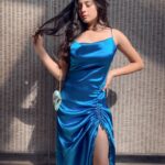 Isha Malviya Instagram - kaise mai kahu tujhse..?💙 rehna hai tere dil me..!🌹 WEARING @attire_and_amaze 😍 . which one is your favourite picture 1st, 2nd or 3rd?🥰 . #ishamalviya#fashion#blueoutfit#trendingattire#newpost#december#newyearsoon#christmasoon#ishafam#instagood#instapic#explorepage#explorepost#blueisthenewblack#raipurdairies#chattisgarh#vellington#influencer#blogger#messylook#modelslife#loveyouall#keepsupporting💙