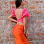 Isha Malviya Instagram - live life in colors..!🌈 . comment down your favourite picture from 1st, 2nd and 3rd one🙈 . ➡️EDITS BY @lalitcreationz 😍 ➡️SHADES FROM @swastik_collection_hoshangabad 😍 . #model#livelifeincolors#ishamalviya#ishafam#ikgoals#fashion#style#baloondress#topskirt#orangepink#pink#orange#mondayvibes#styleicon#trend#goodvibes#colors#dancer#anchor#mtiw#influencer#stayhomestaysafe#ishaians#uniqueoutfit#attractiveoutfit#stylegoals#2020#trendingoutfit#loveyouall❤️
