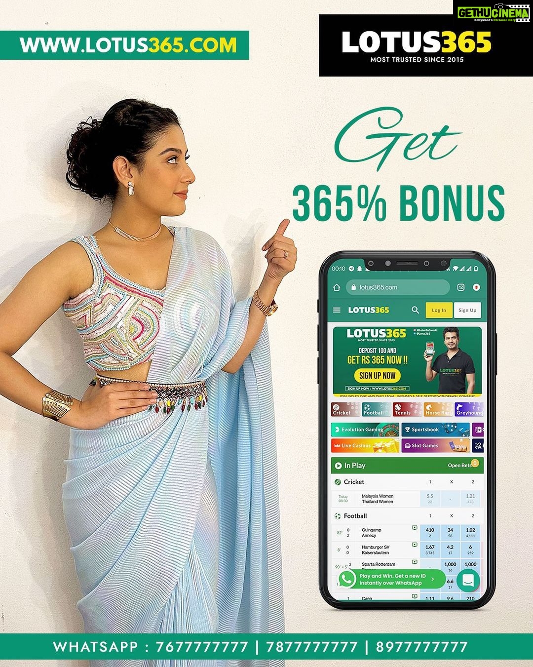 Isha Malviya Instagram - @Lotus365world Www.lotus365.com Cricket fan since forever? It's time to be on the front foot and WIN Big 365 days! Whatsapp - +917677777777, +917877777777, +918977777777 Registering now gets you a bonus of Rs 365 along with a 5 THOUSAND bonus on your 1st Deposit. Download now on LOTUS 365- India's 1st Licensed Auto Deposit & Withdrawal Gaming Company. Play now and cash in your profits instantly. With Over 300+ Sports Like Cricket, Football Tennis, Teenpatti, Roulette, Andarbahar, Dragon Tiger, Lucky7, 32 Cards, Baccarat 300+ More Game 💰INSTANT ID creation In 1 Minute 💰Free instant withdrawals 24*7 💰Premium and prompt customer support 24*7 💰No Tax On Winning 💰Over 1 Crore + Users 💰 Login Now To Www.lotus365.com #Cricket #Ipl #WorldCup #Bigbash #CPL #Natwest #Asiacup #Psl
