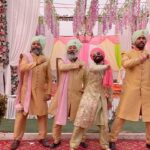 Isha Malviya Instagram - The sandhu's 😎🦾 @ramandhaggaofficial @imsukhpalsingh @lovesandhuu13 . are you ready for some twists in #udaariyaan? @colorstv . #jassu #udaariyaan #sandhus #offscreen #shaadi #wedding