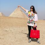 Isha Rikhi Instagram – The Great Pyramid of Giza ❤️ 

#throwback #egypt 🇪🇬 #2022