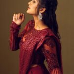 Ivana Instagram - 🥀 Styling: @gayathribalasubramanian21 Outfit: @studio149 Accessories: @fineshinejewels HMU: @deepz_beautyjourney PC: @prachuprashanth Managed by: @arunprajeethm #reels#reelsinstagram