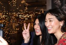 Jacqueline Fernandez Instagram - Pre Oscar dinner with team ‘Tell it like a Woman’ and some more beautiful people! @anne_watanabe @mirasorvino @falgunipeacock @shanepeacock @andreaiervolinoproducer @chiaratilesi @namitaalexander @christopherbackus Monica Bacardi ❤️❤️❤️