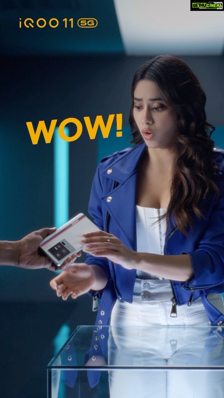Janhvi Kapoor Instagram - I am going to have a tough time keeping all eyes on me because #iQOO11 has entered the competition! With its compelling design, exquisite leather finish and the iconic BMW M Motorsport inspired stripes, it’s definitely going to turn heads! Launching on 10th Jan 2023, exclusively on iqoo.com & @amazondotin