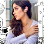 Janhvi Kapoor Instagram - While you're following your hectic routines, you often need to find a world for yourself so that you take a step back and breathe. Break away from the monotone and experience a world full of different possibilities ✨ for yourself with wearables from @zebronics ⌚ 🎧 #zebronics #janhvikapoor #alwaysahead #smartwatches #audio