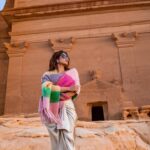 Janhvi Kapoor Instagram - Reflecting AlUla’s rich culture, heritage, and natural beauty, this state-of-the-art structure is covered in 9,740 mirrored panels accentuating AlUla's beauty, making it the largest mirrored building in the world. @experiencealula #AlUlaMoments #ExperienceAlUla
