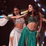 Janhvi Kapoor Instagram - 2 favourite places in the world, in front of the camera 🎥 and on stage ✨💓