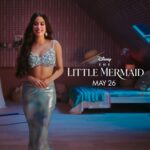 Janhvi Kapoor Instagram - Immerse yourself in the wonders of The Little Mermaid where love knows no bounds and where wishes come true. Watch Princess Ariel in #TheLittleMermaid 🧜‍♀️ in cinemas on May 26. @i_sayesha @kiara_minime