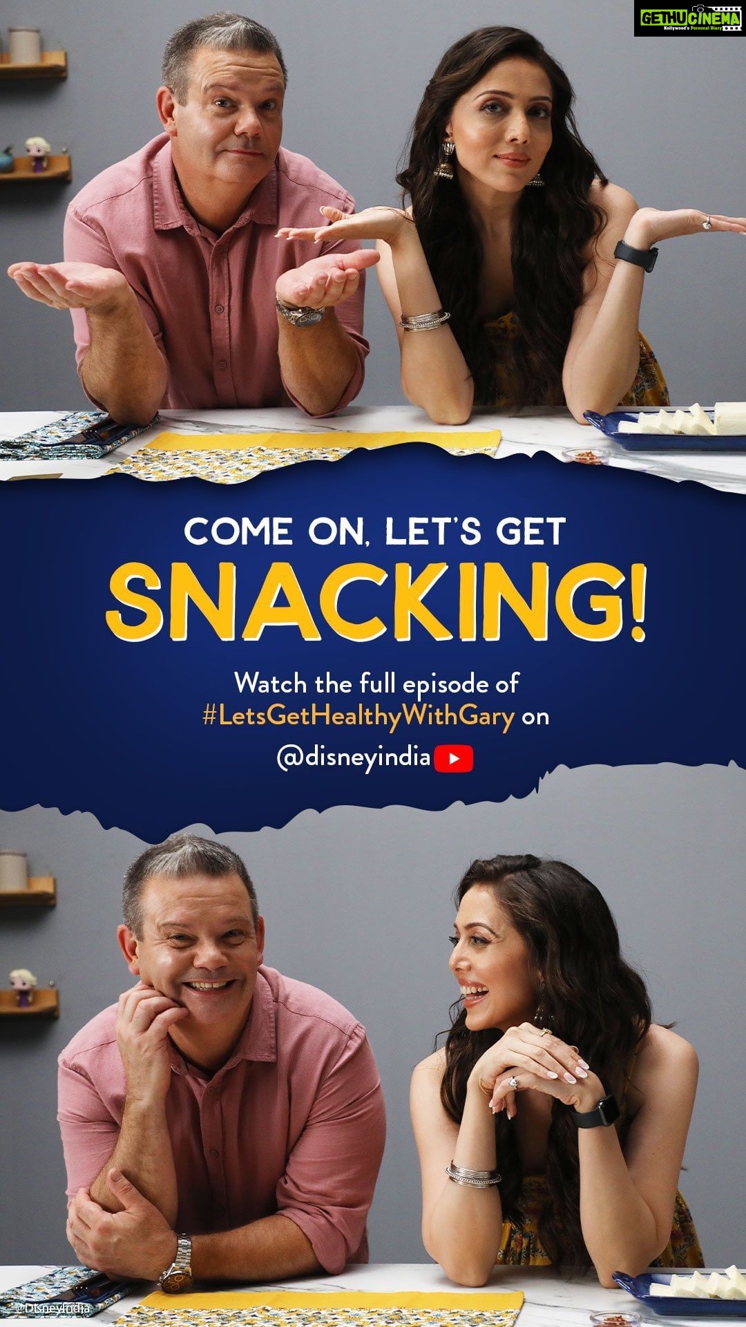 Jankee Parekh Instagram - Our newest Chatpata episode of #LetsGetHealthy with Gary is out now .. Watch it now on Disney India’s YouTube Channel ❤️ #Repost @disneyindia with @use.repost ・・・ Can you handle all the lip-smacking Chatpata snacking? 😋🍴 @jank_ee is back with yet another delicious challenge for Chef @garymehigan who puts his taste buds to the test in this ultimate spicy showdown. 🌶️ Will Gary’s culinary instincts help him tell the difference between homemade and restaurant-bought dishes? 🤔 Don’t miss out on the fun and watch all episodes of #LetsGetHealthyWithGary exclusively on Disney India’s YouTube Channel. #Chatpata #Snacks #GaryMehigan #LetsGetHealthy #DisneyIndia #Disney #Jankee