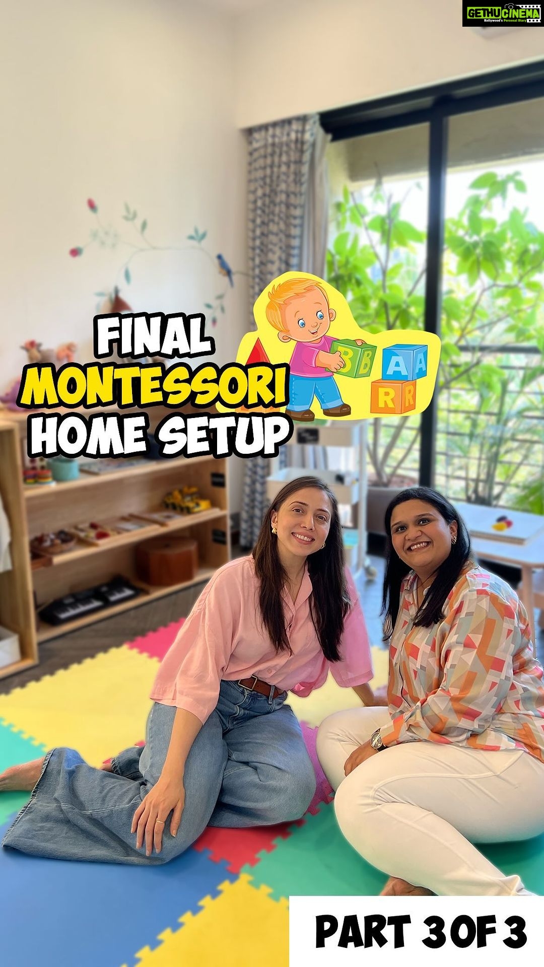 Jankee Parekh Instagram - // Part 3 of 3 • Presenting to you the final Montessori setup in our home. Over the last year, I have begun the understand and see the innumerable benefits and results that one can gain through a montessori foundation. There is an order and a method that’s built & engrained in the kids in everything they do, which is such a great mental model to have through all stages of life. Incase you are interested in setting up a montessori environment in your home, you can connect with Khushbu Parikh at vedamontessori@gmail.com and she along with her team will be happy to educate you and assist you with the same. Drop in a comment if u want the list of the materials/ brands we bought to setup, and I will Dm you the same. Happy Learning🌟 Save this video for later. This is the final video of the 3 part series. #SufisMontessoriLife #montessoritoddler #montessoriliving #MontessoriatHome