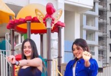 Jannat Zubair Rahmani Instagram - Vibing on this crazy song from #selfie with my bestie #KudiyeeNiTeri 🤍