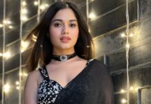 Jannat Zubair Rahmani Instagram - Felt khubsurat might delete later 😛 Look @the_adhya_designer