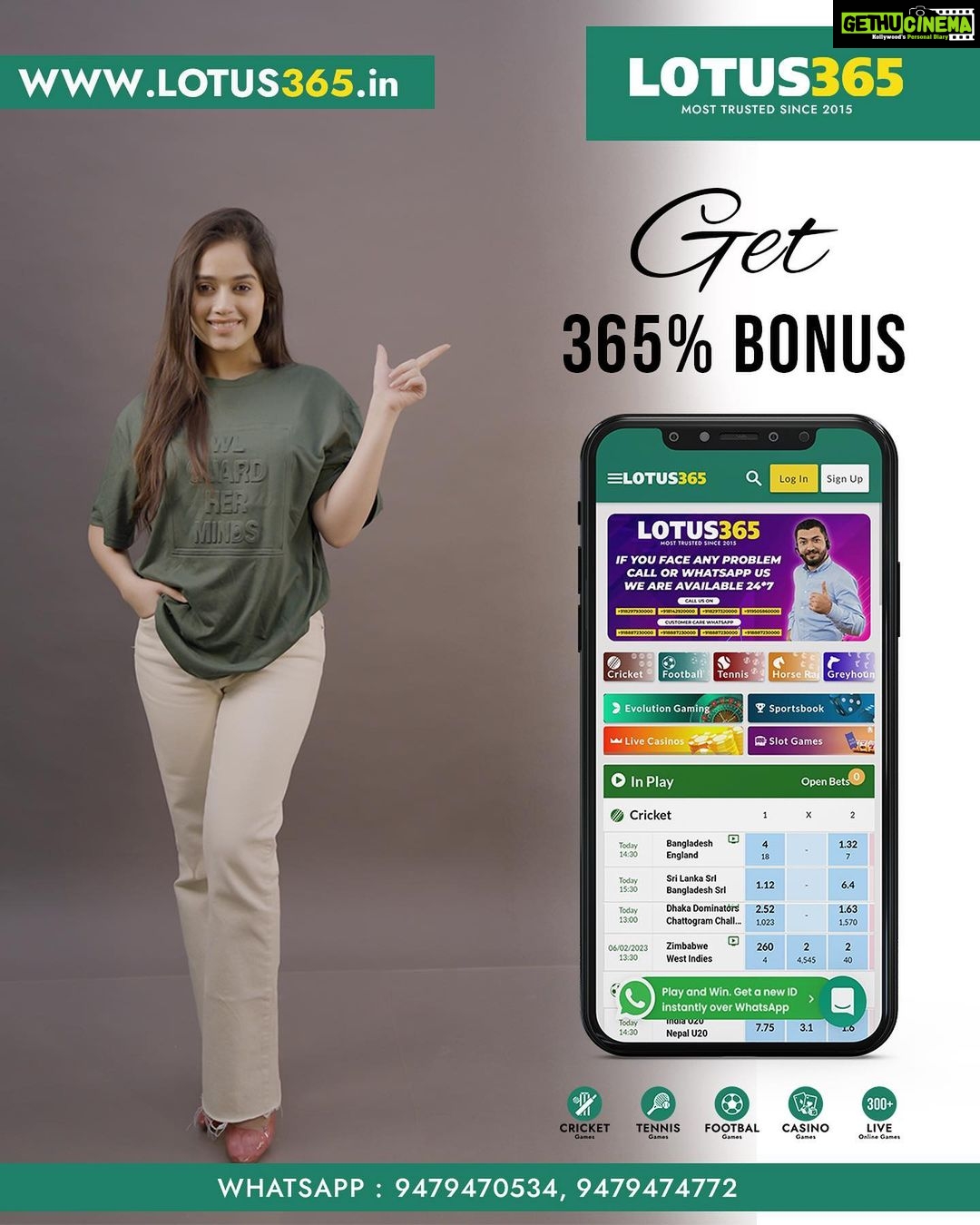 Jannat Zubair Rahmani Instagram - This T20 season Gear up with www.lotus365.in 🏏, Now don't just watch cricket, Play it! @Lotus365world 🤑Join us now by registering on www.lotus365.in 🏆Win and show the World what you’re made of! 🤑Earn Amazing cash prizes by supporting your favourite teams with amazing live prediction 😎 and cashout features only on Lotus365 🤑 Open Your Account instantly, 24x7 Customer Support Whatsapp - +9193432 41313 Call On - +91 8297930000 +91 8297320000 Disclaimer- These games are addictive and for Adults (18+) only. Play Responsibly.