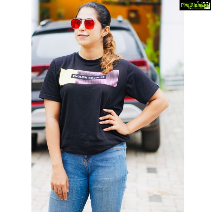 Jaseela Parveen Instagram - ¨The only person you are destined to become is the person you decide to be.¨ – Ralph Waldo Emerson Photography : @kunju1961 @bineeshbastin T-shirt - @englishcolours @englishcolours_kochi #positivity #positivevibes #love #motivation #selflove #happiness #inspiration #mindset #loveyourself #life #belief #believe #happyme #goals #limitations #success #nature #believe #lifestyle #music #motivational #smile #happy #inspire #fitness #inspired #fitness #jaseelaparveen #bts