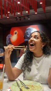 Jewel Mary Instagram - Ingane onnum alladaa 😂😂😂😂 ! #chopsticks #chopstick🥢 #mangopeel