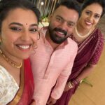 Jewel Mary Instagram – Captain sattu getting married ❤️❤️Happy married life sattu &sindhu @sattuframes 
With women of ‘ranjith cinema ‘ @nami_tha_  @hannahrejikoshy