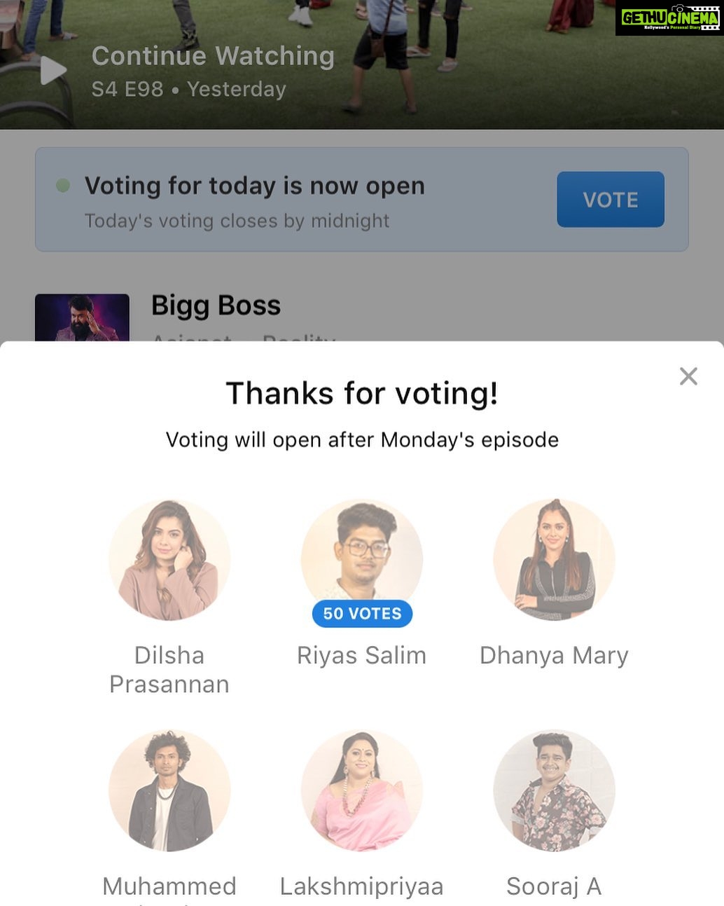 Jewel Mary - 3.7K Likes - Today is the day ! Vote for Riyas ! The voice of change ! @riyas_salimm @asianet @bigg_boss_malayalam_season_4