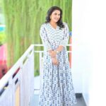 Jewel Mary Instagram - The beautiful @jewelmary.official creates a style statement with this pretty white base, blue floral printed tiered Anarkali, a masterpiece of elegance and sophistication. With its flowing tiers and delicate floral pattern, it captures the essence of traditional Indian fashion while showcasing a modern flair. The pure white base provides the perfect canvas for the vibrant blue flowers, creating a visually stunning contrast that is both eye-catching and unforgettable. Whether for a special occasion or simply to add a touch of glamour to your wardrobe, this Anarkali is sure to turn heads and leave a lasting impression. #Byhand #Byhadin #IndianFashion #EthnicFashion #FashionInspiration #SlowFashion #SustainableFashion #EthicalFashion #Jewel #actress