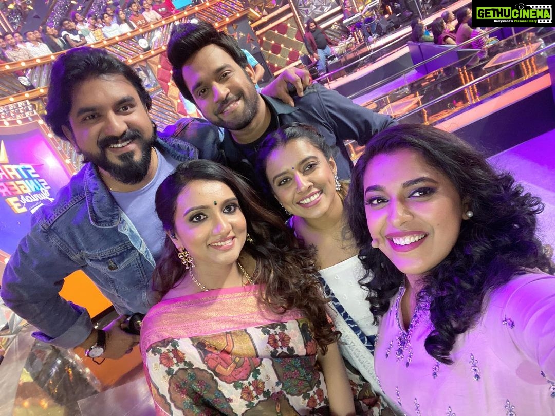 Jewel Mary Instagram - Darlings !!! ♥️♥️♥️♥️♥️ @m_manjari @sitharakrishnakumar @kailasmenon2000 @stephendevassy @asianet