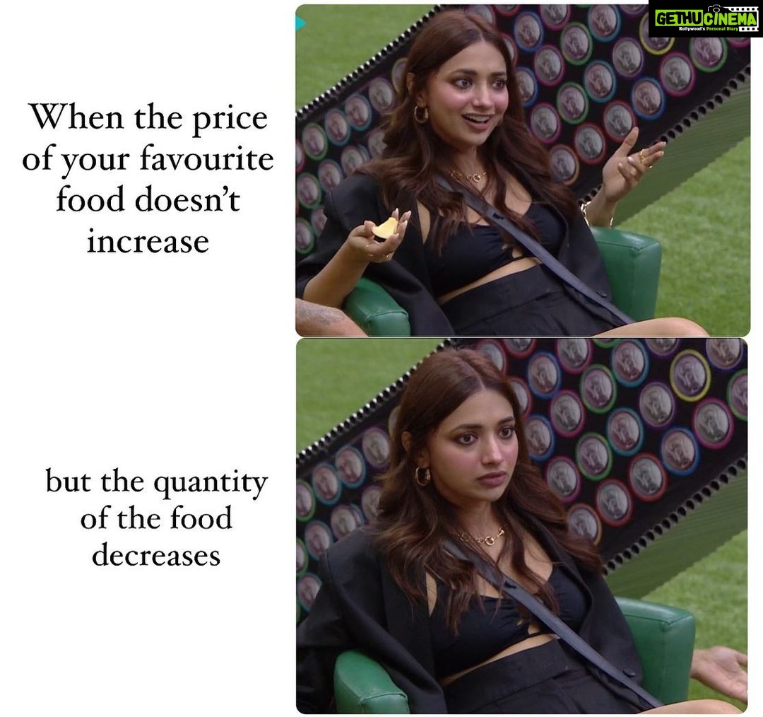 Jiya Shankar Instagram - Tell us about your โoh no ๐โ moment in the comments ๐ The best comments get pinned๐ Create memes using the template given in the story and the best memes get reposted ๐คญ,what are you waiting for? #biggboss #biggbossott #jiyashankar #dreamgirl