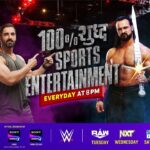 John Abraham Instagram - DRAMA. ACTION. THRILL. MAZZA. 💥 100% शुद्ध #SportsEntertainment 🔥 Watch #WWE EVERY DAY on #SonySportsNetwork for all the above! 🤩