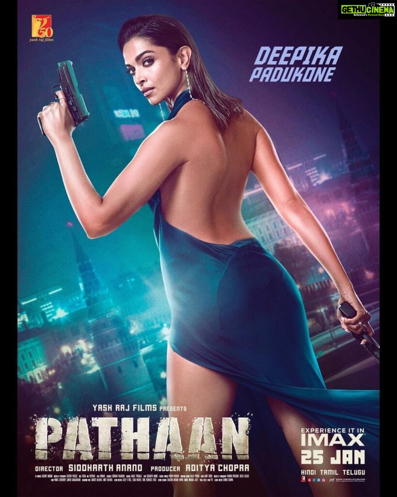John Abraham Instagram - She means business! 💣💥 #PathaanTrailer out tomorrow at 11 AM! Celebrate #Pathaan with #YRF50 only at a big screen near you on 25th January. Releasing in Hindi, Tamil and Telugu. @iamsrk | @deepikapadukone | #SiddharthAnand | @yrf