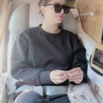 Kainaat Arora Instagram – ✈️✈️✈️ offf We Go ✈️✈️✈️ 
.
.
.
#kainaatarora Emirates A380 Business class