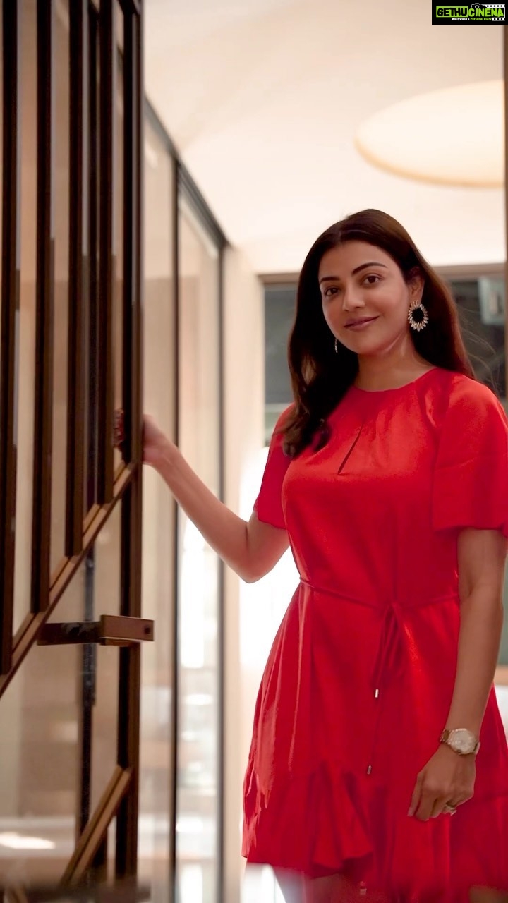 Kajal Aggarwal Instagram - Say hello to Waltz by JBGlass @jbglass_ and discover the magic you can create with glass in your interiors. With seamless transitions, flawless designs, innovative solutions and futuristic technology, WALTZ doors and partition systems in glass elevate your design. #Waltz #JBGlass #Interiors #GlassDoors #GlassMagic #Seamless #ModernInteriors #Innovative #collaboration