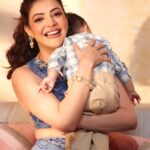 Kajal Aggarwal Instagram - #myprecious #myforeversunshine #valentinesnotyetover @neil_kitchlu teaching me the meaning of love, everyday ! ❤️😘