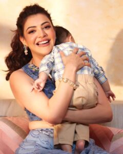 Kajal Aggarwal Instagram - #myprecious #myforeversunshine #valentinesnotyetover @neil_kitchlu teaching me the meaning of love, everyday ! ❤️😘