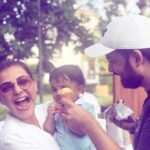 Kajal Aggarwal Instagram - #firsttimeexperiences #thejoyofsmallthings perfect summer indulgence 🤩 @kitchlug @neil_kitchlu
