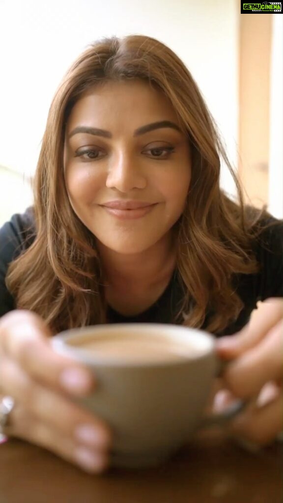 Kajal Aggarwal Instagram - Diving into this day with Conviction, Love and coffee...... loads of coffee, no, loads of love 🫶🏻😋☕ . . . . . . . Inspiration: @queenchelseavfx Chelsea you’re literally a 👑 Of VFX