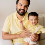 Kajal Aggarwal Instagram - Happy Father’s Day, Neil’s favourite person! (And mine as well!) The best gift @neil_kitchlu could ever give you is saying “paapaa” on a loop 😂 kitchlug ❤️