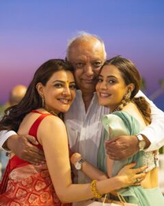 Kajal Aggarwal Instagram - Happiest Father’s Day papa ! What would we do without you 😍🤩❤️ @suman.agg09 here’s striking our favourite pose, every time! 🤗🤗 @nishaaggarwal