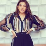 Kajal Aggarwal Instagram - Outfit @bodicebodice Jewellery @aishrjewelry Stylist @archamehta Team @poorvjainn @sshubhi_____goel photographer @mohitbhatia91 hmu @vishalcharanmakeuphair