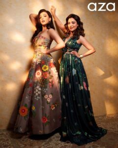 Kajal Aggarwal Instagram - Such a fun shoot with my fabulous sister @nishaaggarwal 😍😍 @azafashions @devanginishar @aparnabadlani ❤️