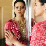 Kajol Instagram – I might look like I’m okay but deep inside I’m thinking if I want Butter Chicken or Chicken Biryani 😜✨
.
#Thoughts #Red