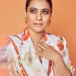 Kajol Instagram - Got up with a #TangerineDream 😇🍊
