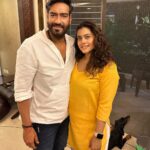 Kajol Instagram - The birthday boy finally gave me a return gift . 😜😆😆😆😆. #laughitup #bholaathome #somuchgratitude 🙏