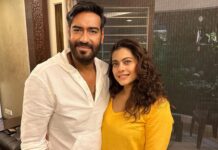 Kajol Instagram - The birthday boy finally gave me a return gift . 😜😆😆😆😆. #laughitup #bholaathome #somuchgratitude 🙏