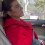 Kajol Instagram - ⚠️ CAUTION ⚠️ Please do NOT try this without supervision.. It takes years of experience to sleep comfortably on long drives without banging ur head at least 25 times on something or the other. It is an art! 😝 #IAmSerious #JustTryItAndSee