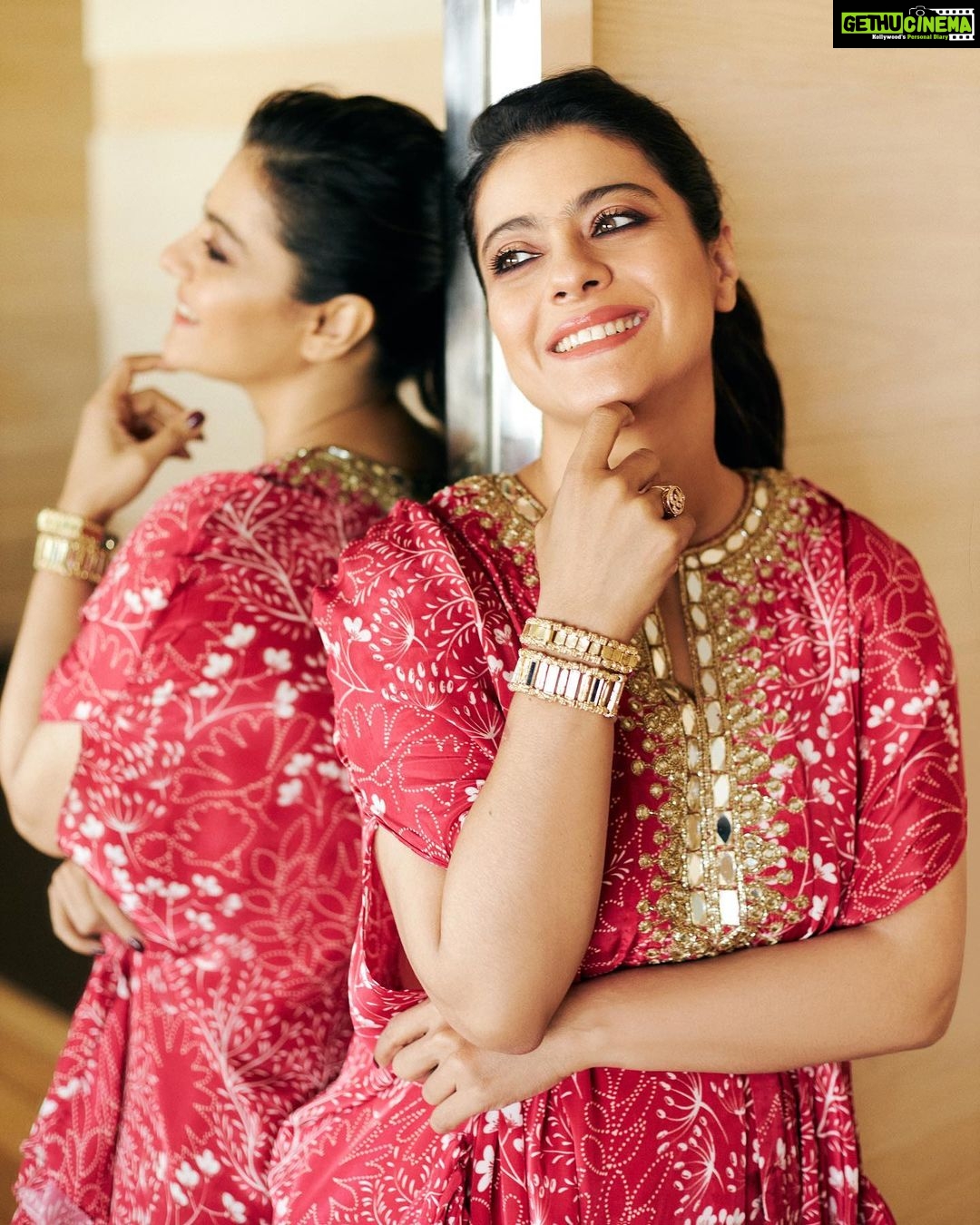 Kajol Instagram - I might look like I'm okay but deep inside I'm thinking if I want Butter Chicken or Chicken Biryani 😜✨ . #Thoughts #Red
