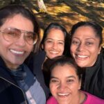 Kajol Instagram - Trees, smiles and sunshine ☀️ Can we glow more? 😜