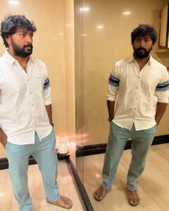 Kalaiyarasan Instagram - #natchathiramnagargiradhu ❤️❤️
@ranjithpa 
@anuragkashyap10 
@kalidas_jayaram 
@dushara_vijayan
@manojjahson