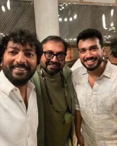 Kalaiyarasan Instagram - #natchathiramnagargiradhu ❤️❤️
@ranjithpa 
@anuragkashyap10 
@kalidas_jayaram 
@dushara_vijayan
@manojjahson