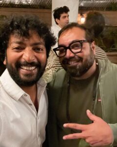 Kalaiyarasan Instagram - #natchathiramnagargiradhu ❤️❤️
@ranjithpa 
@anuragkashyap10 
@kalidas_jayaram 
@dushara_vijayan
@manojjahson
