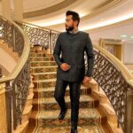 Kalidas Jayaram Instagram - Styled by @studio149 @swathi_purushothaman 📸 @actorjayaram_official Emirates Palace Mandarin Oriental, Abu Dhabi