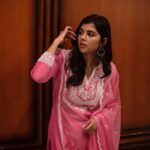 Kalyani Priyadarshan Instagram - For the launch of my next film #Antony ! Hope to get all your love and blessings for this one 🤍💕