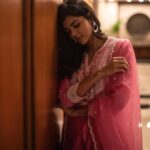 Kalyani Priyadarshan Instagram - For the launch of my next film #Antony ! Hope to get all your love and blessings for this one 🤍💕